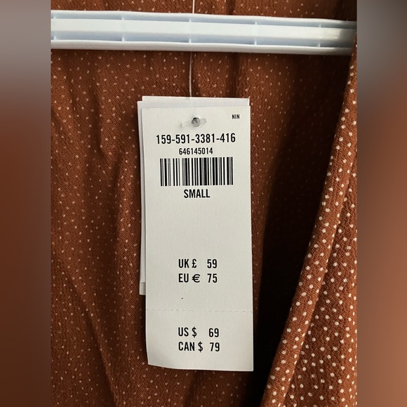 NWT Abercrombie & fitch perfect fall wrap dress - Picture 3 of 5